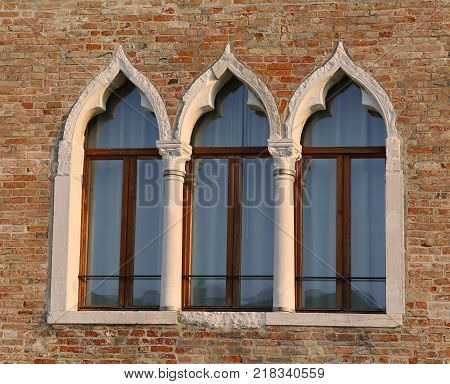 Bright Window Of A Ancient Fortress