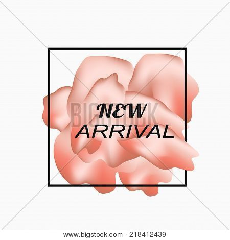 Trendy styled vector web banner for online stores promotion. Trendy colors in a modern material design style. New arrivals and final sale concept for internet stores promo. Vector illustration