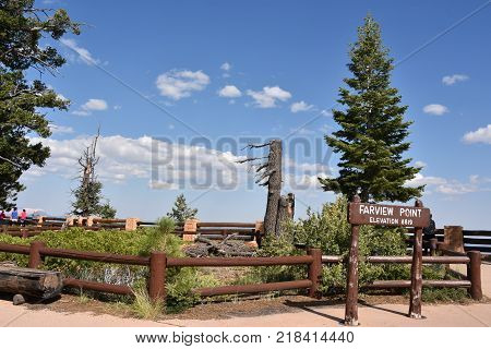 Fairview Point at Bryce Canyon National Park in Utah