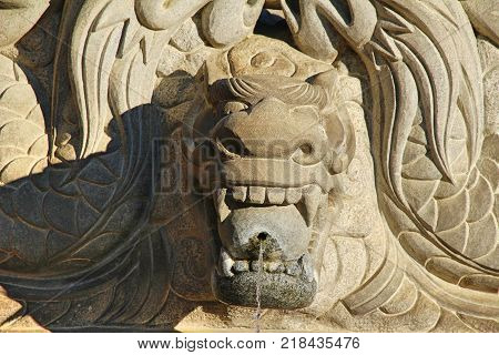 Naksansa temple with nature in South Korea
