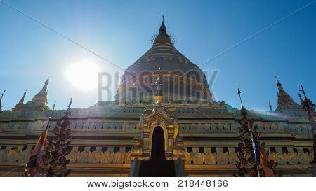 Sandamuni Pagoda in Mandalay Myanmar on Sandamuni Pagoda is a Buddhist stupa located southwest of Mandalay.