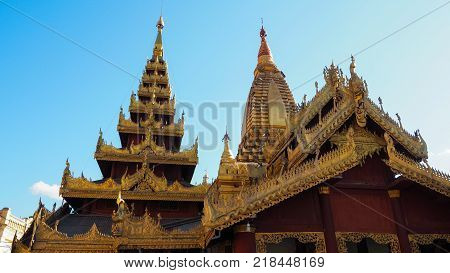 Sandamuni Pagoda in Mandalay Myanmar on Sandamuni Pagoda is a Buddhist stupa located southwest of Mandalay.
