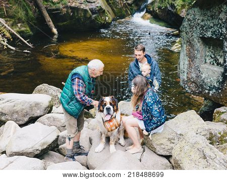 Szklarska Poreba, Poland - August 13, 2017; Old-fashioned Senior Photographer Taking A Picture Of Hi