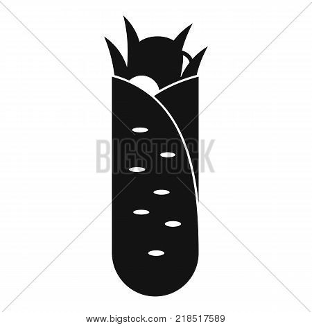 Shawarma icon. Simple illustration of shawarma vector icon for web