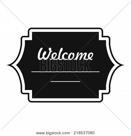 Well met label icon. Simple illustration of well met label vector icon for web