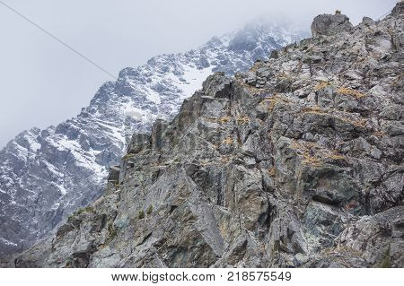 Katunsky Ridge. Altai Mountains Landscape.