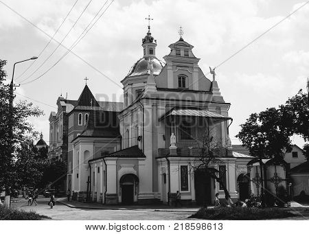 SAMBIR UKRAINE 0 9 June 2009: Church of Nativity of the Blessed Mary