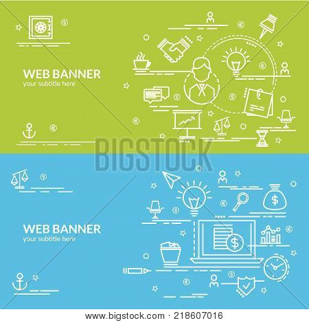 Template for website banner flyer and poster.