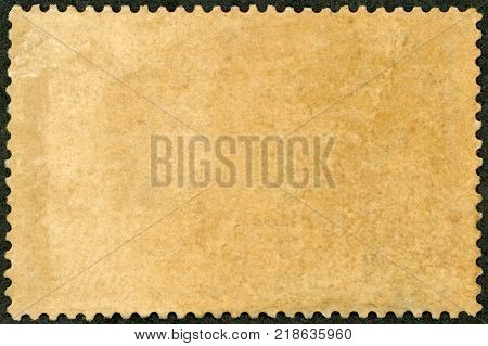 Blank Postage Stamp background - Brown colored
