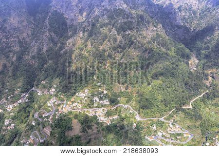 View from Eira do Serrado to the Nuns valley - Curral das Freiras