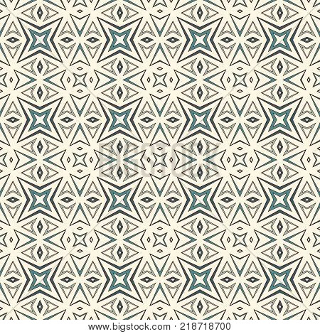 Ethnic Style Seamless Pattern With Chevron Lines. Native Americans Ornament. Tribal Motif. Colorful