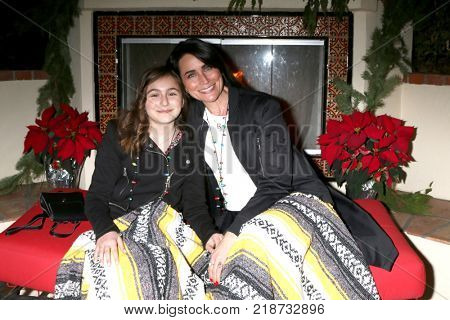 LOS ANGELES - DEC 16:  Avalon Bookstaver, Rena Sofer at the Heather Tom, James Achor, Zane Achor Christmas Party at their private residence on December 16, 2017 in Glendale, CA