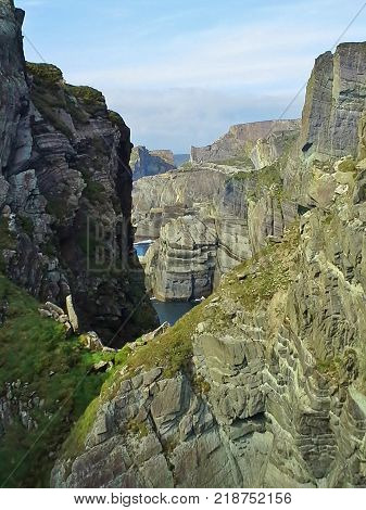 Mizen Head Rock Strata View, County Cork, Ireland