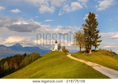 Saints Primus And Felician Church In Jamnik.