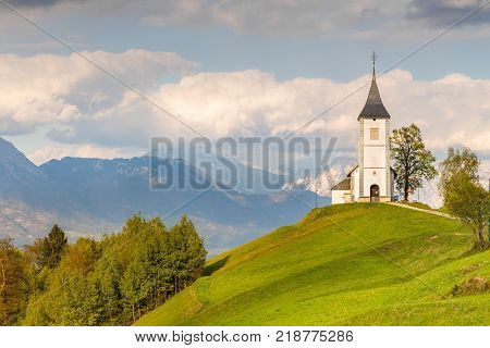Saints Primus And Felician Church In Jamnik.