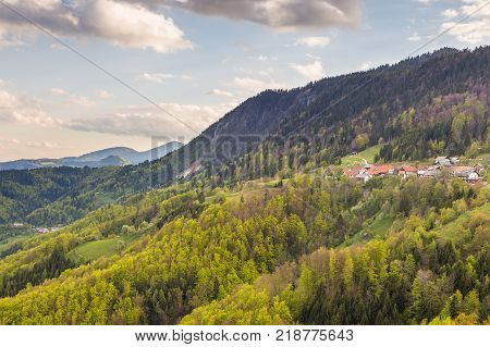 Mountain Landscape At The Kamnik-savinja Alps