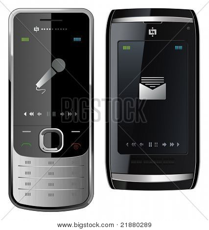 ภาพเวกเตอร์ของโทรศัพท์มือถือ