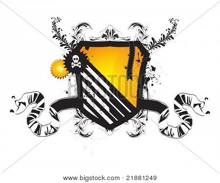 vector heraldic shield