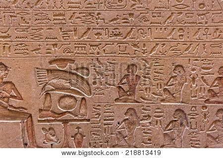 Old egypt scriptures - archeology background