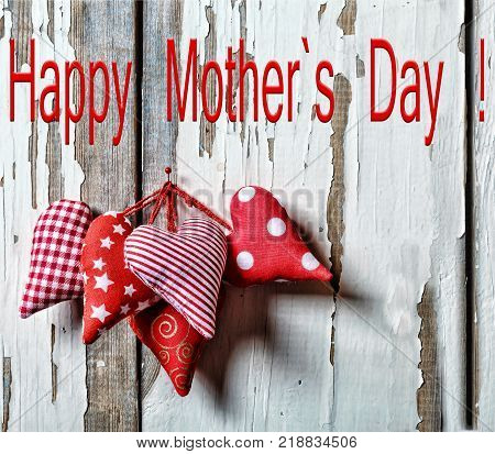 Happy Mother's Day Hearts. Mother's Day 26 May Mother s day. close up