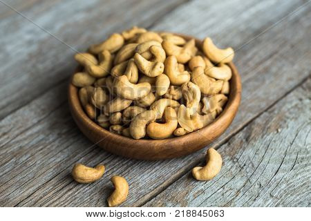 cashew nuts. whole cashew background. 