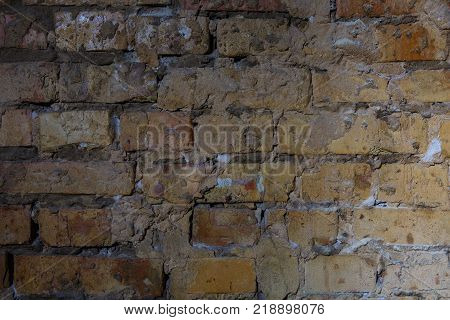 B ackground from old brick wall in different angles