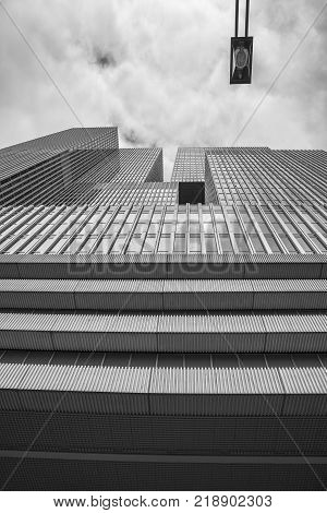 Rotterdam, The Netherlands - June 17, 2017: De Rotterdam Modern Building Designed By Rem Koolhaas In