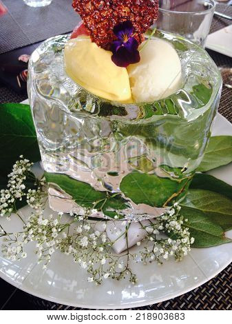 Fresh non alcoholic coctail. Image made by smartphone
