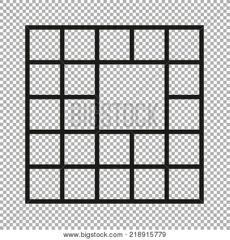 Vector frames photo collage for print illustration