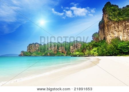 Railay Strand in Krabi thailand
