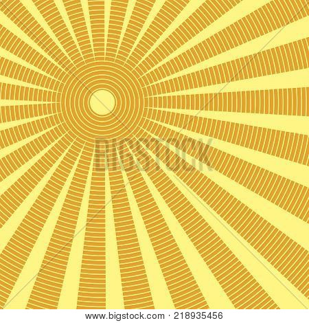 Sun rays. Fun banner. Vector illustration eps10.