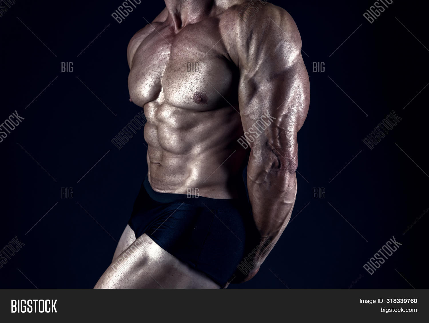 Strong Muscles Power. Image & Photo (Free Trial) Bigstock