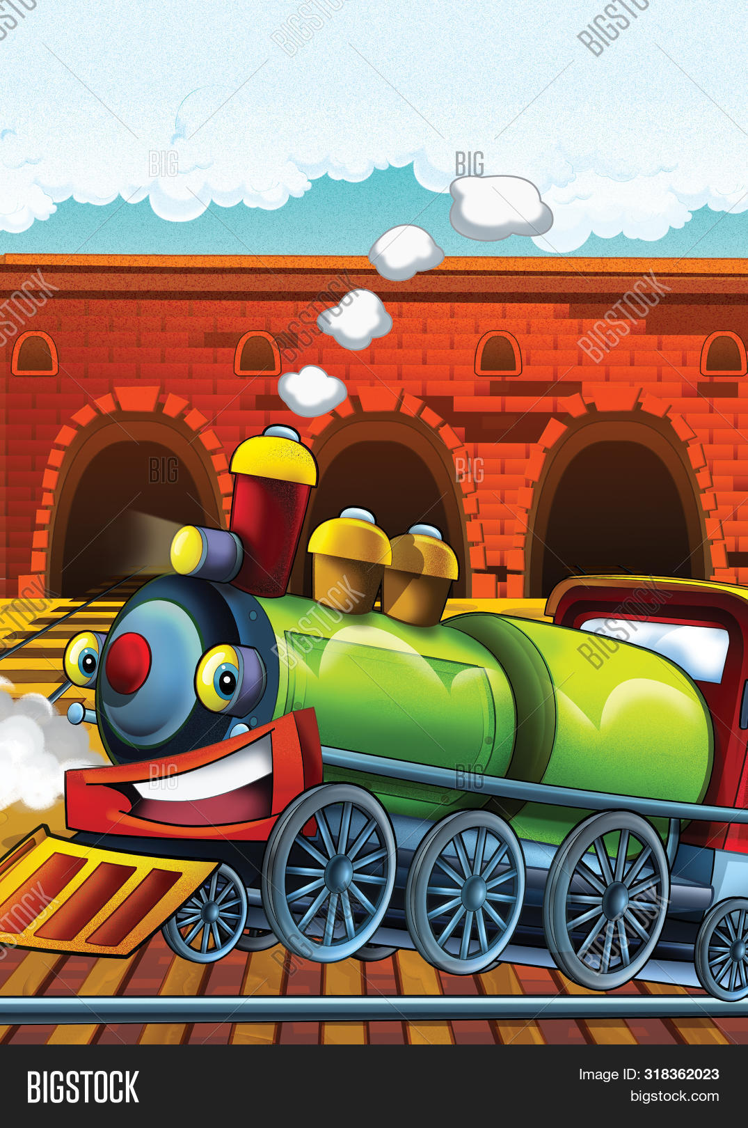 Cartoon Steam Old Image & Photo (Free Trial) Bigstock