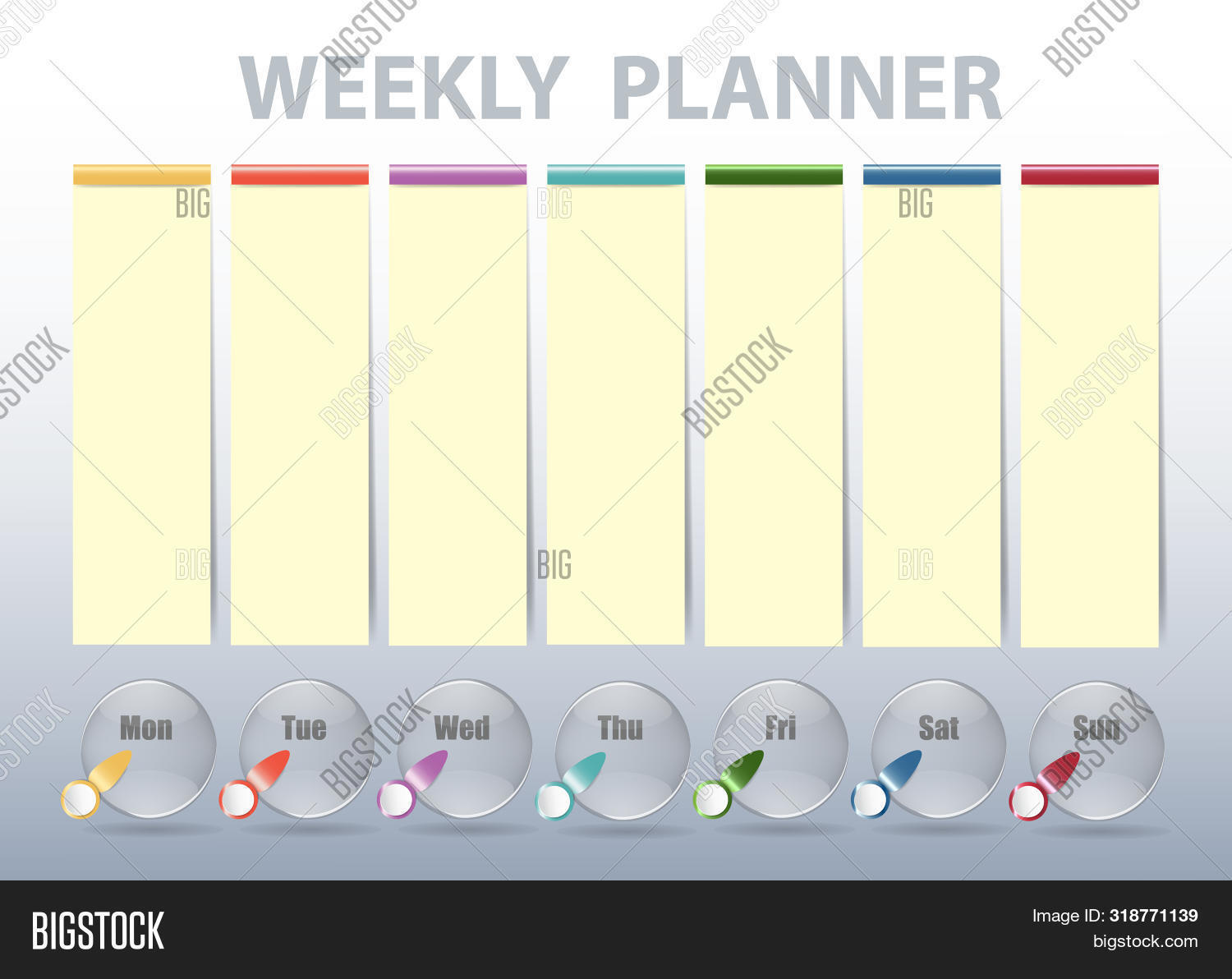 Weekly Planner Image Photo Free Trial Bigstock Weekly Planner Image Photo Free Trial Bigstock