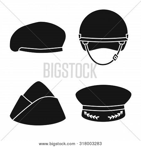 Vector Design Of Traditional And Armed Symbol. Collection Of Traditional And Officer Vector Icon For