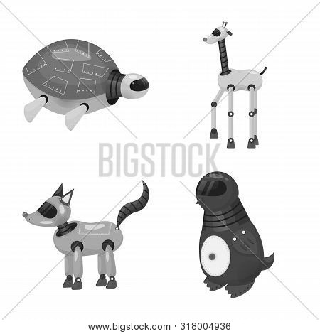 Vector Design Of Toy And Science Sign. Set Of Toy And Toy Vector Icon For Stock.