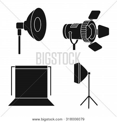 Isolated Object Of Business And Hobbies Icon. Collection Of Business And Photo Vector Icon For Stock