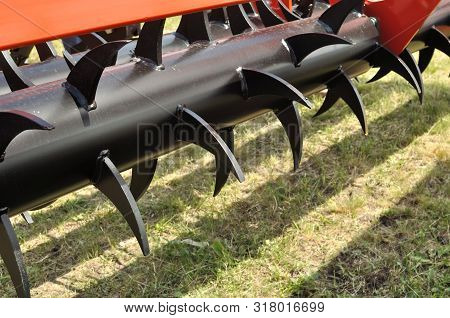 Cherkasy, Ukraine - May 18, 2018: Modern Agricultural Machinery Exhibited At The  Agricultural Exhib