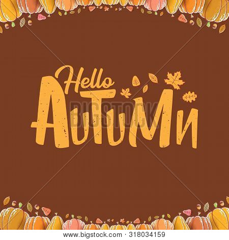 Vector Hello Autumn Vector Photo Free Trial Bigstock