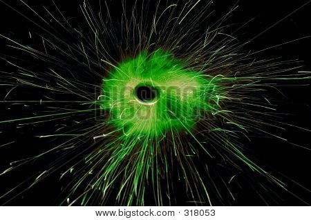 Fuochi d'artificio di filatura