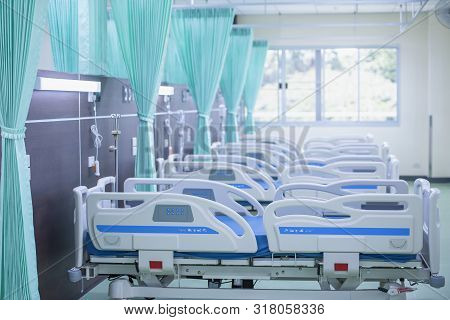 Patient Beds In Modern Hospitals.