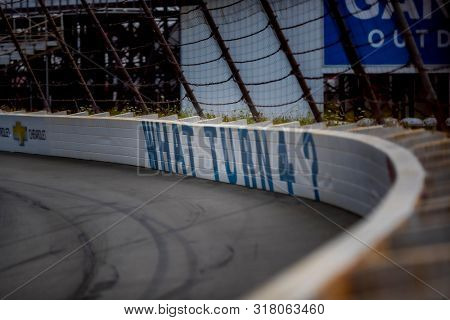 August 17, 2019 - Long Pond, Pennsylvania, USA: The NTT IndyCar Series teams take to the track to practice for the ABC Supply 500 at Pocono Raceway in Long Pond Pennsylvania.
