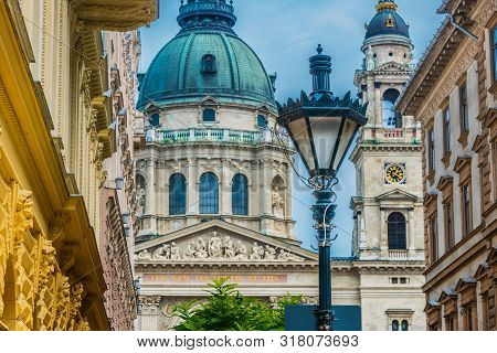 Architecture Of Zrinyi Utca In Budapest, Hungary