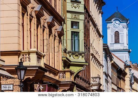 Famous Vaci Street, The Main Shopping Street In Budapest