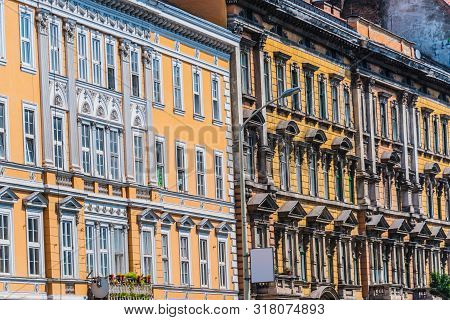 Historic Architecture Of Downtown Budapest In Hungary