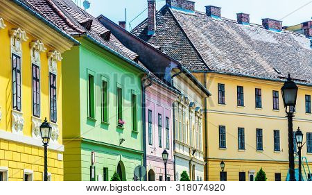 Historic Architecture Of Downtown Budapest In Hungary