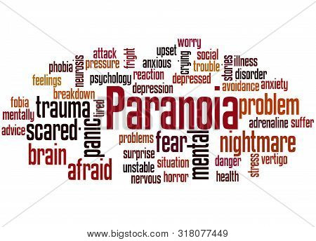 Paranoia Word Cloud Concept