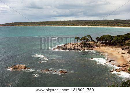 Shelley Cove Near Bunker Bay, Eagle Bay And Dunsborough City In Western Australia With Nice Sandy Be
