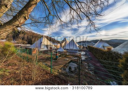 The Pyramid Park In Lennestadt - Germany