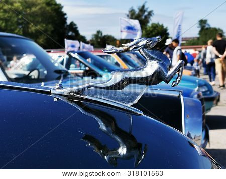 Kaliningrad, Russia - August 18, 2019: City Celebration Of The 100th Anniversary Of Devau Airport, E